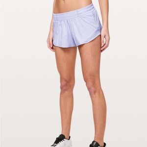 lululemon hotty hot shorts (serene blue)